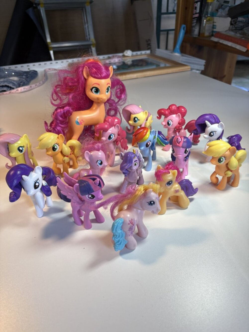 My Little Pony Lot Bundle Friendship Is Magic + Plush Build A Bear Figures Minis - Picture 2 of 8
